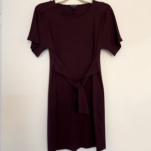 Express tie-front dress.